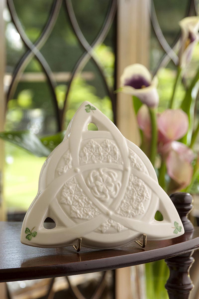 Product image for Belleek Celtic Wall Plaque
