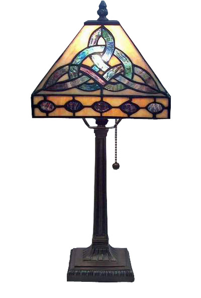 Product image for Stained Glass Trinity Lamp