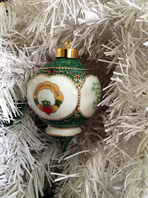 Irish Christmas Ornament Claddagh