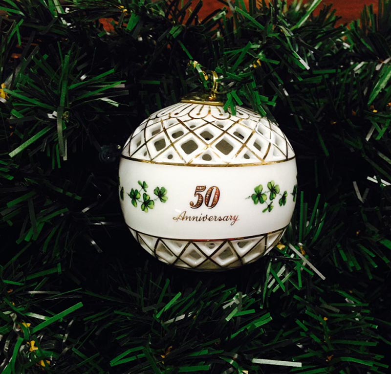 Product image for Irish Ornament - 50th Anniversary Ornament