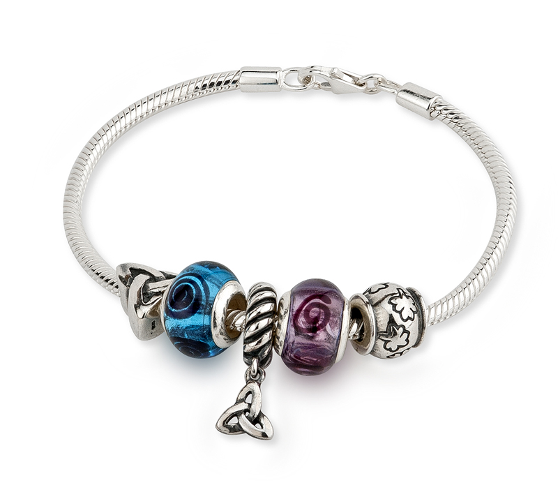 Product image for Symbols of Ireland Five Bead Bracelet
