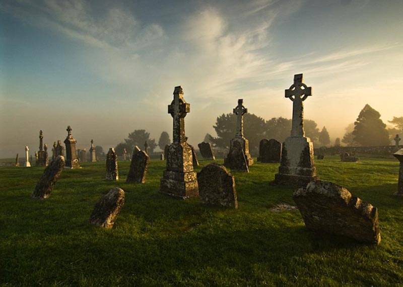 Product image for Clonmacnoise early morning Photographic Print