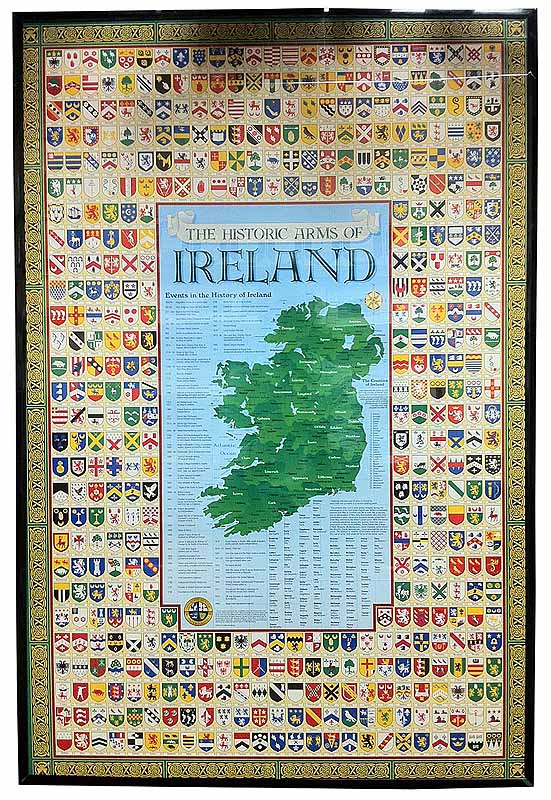 Product image for Ireland Family Coat of Arms - Poster Print