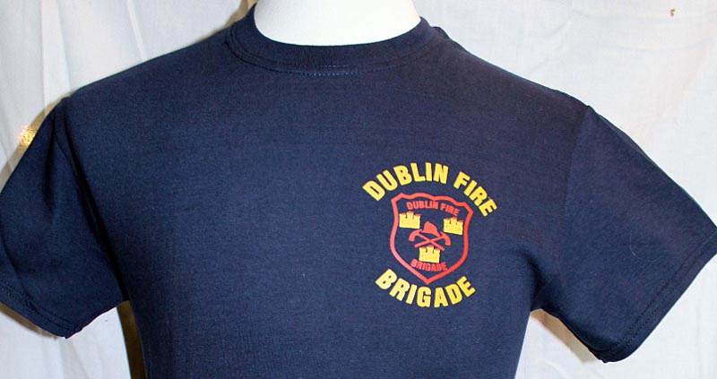 Product image for Irish T-Shirt - Dublin Fire Brigade T-Shirt