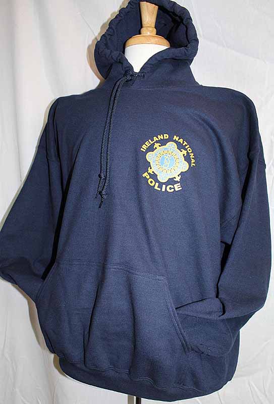 Product image for Irish Sweatshirt - Garda Irish Police Hooded Sweatshirt