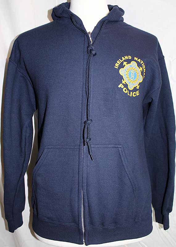 Product image for Irish Sweatshirt - Garda Irish Police Zip Hooded Sweatshirt