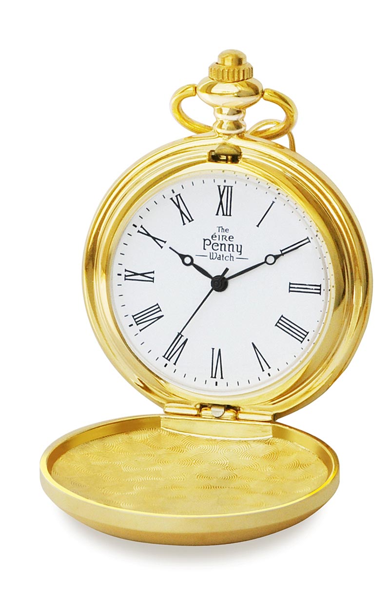 Irish Penny Pocket Watch Gold Plated at IPWTGA1550