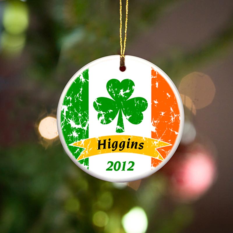 Christmas Decorations Ireland Personalised