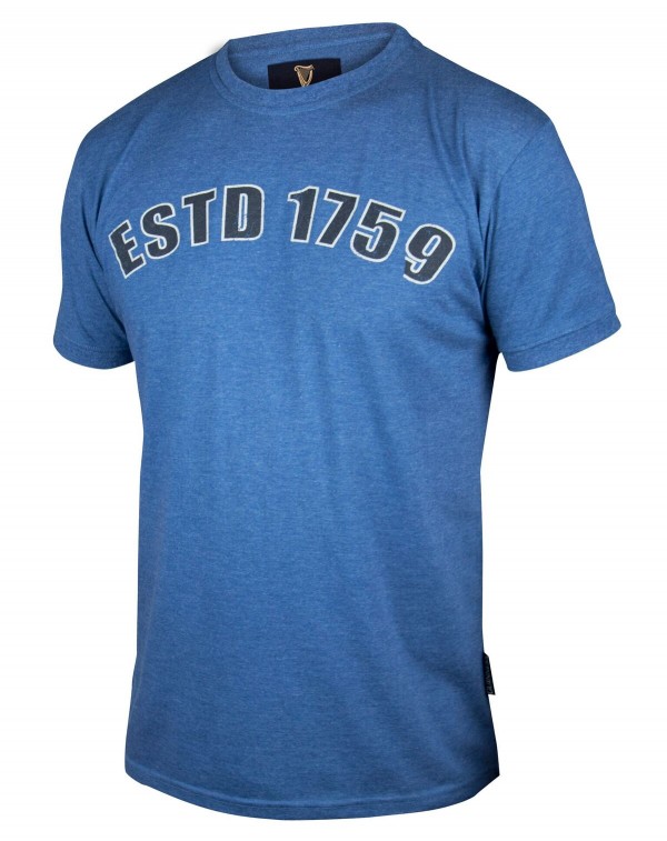 Product image for Guinness Navy Heathered EST 1759 T-Shirt