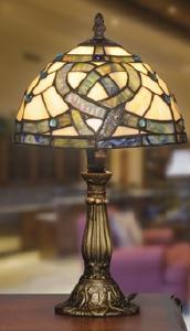 Product image for Celtic Pathways Stained Glass Lamp