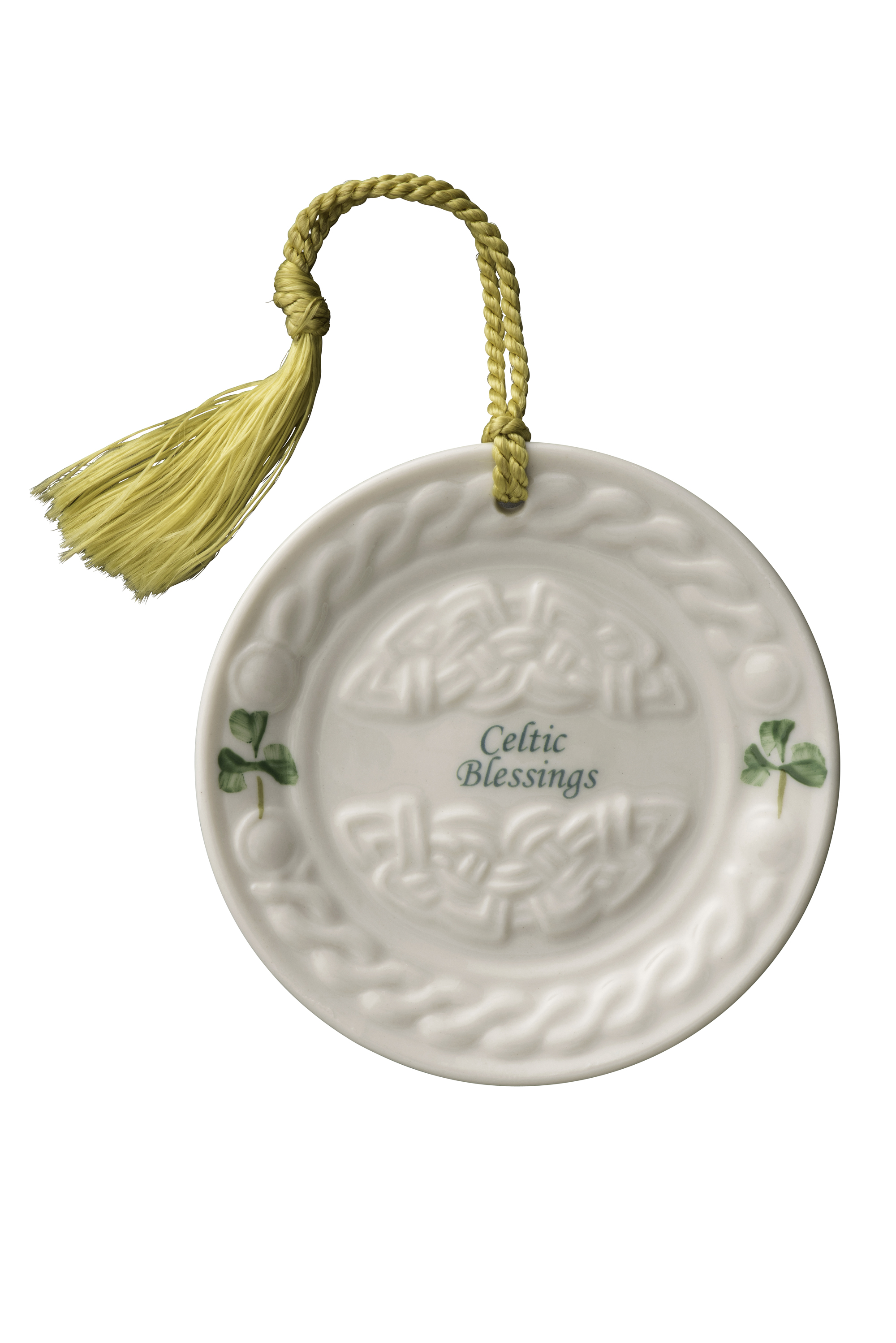Product image for Irish Christmas - Belleek Celtic Blessing Ornament