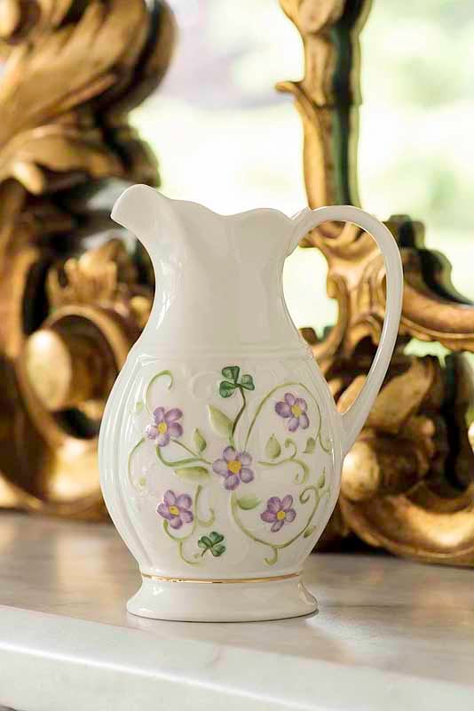 Product image for Belleek Irish Flax Pitcher