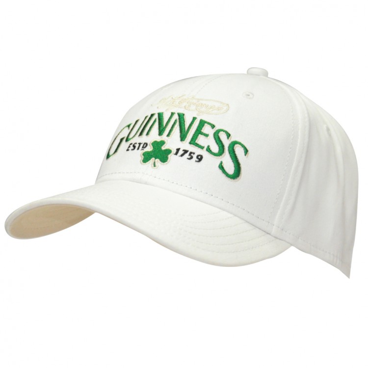 Product image for Guinness White Shamrock Cap