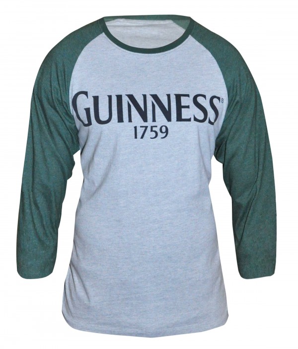 Product image for SALE | Guinness Baseball T-Shirt