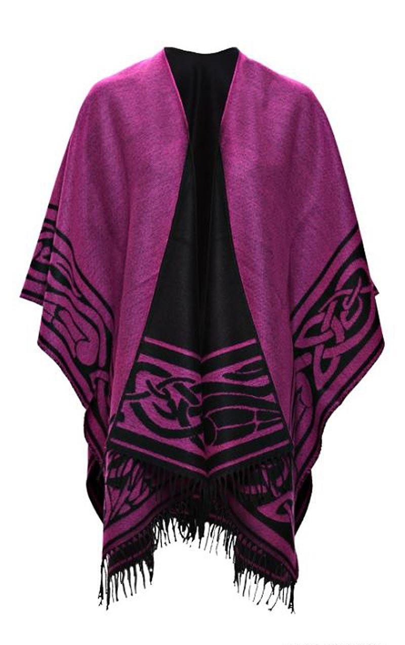 how to wear an irish shawl