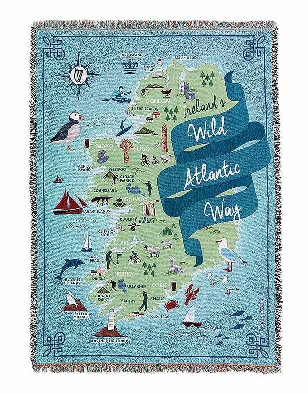 Product image for Wild Atlantic Way Irish Throw