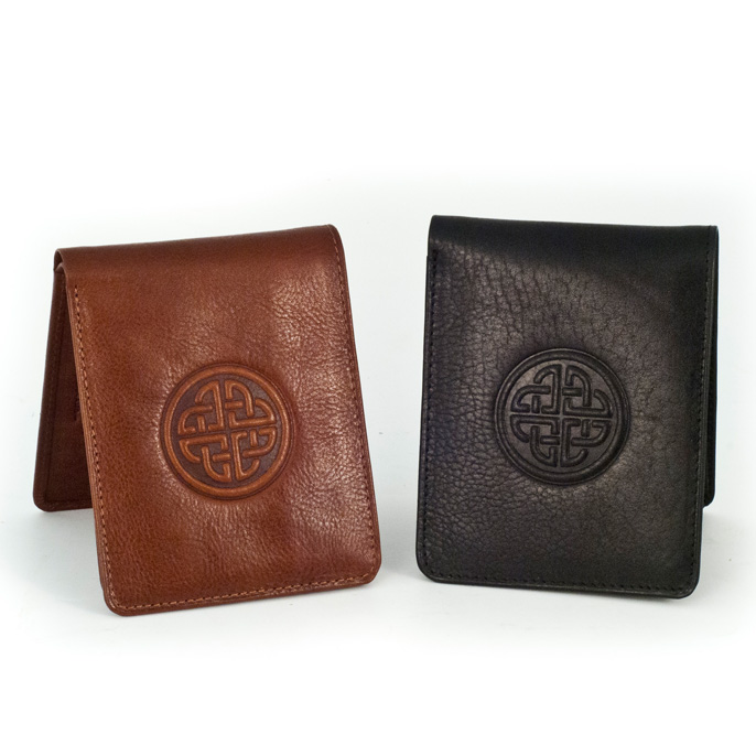 Celtic Wallet - Celtic Knot Leather Irish Wallet at IrishShop.com | LR001