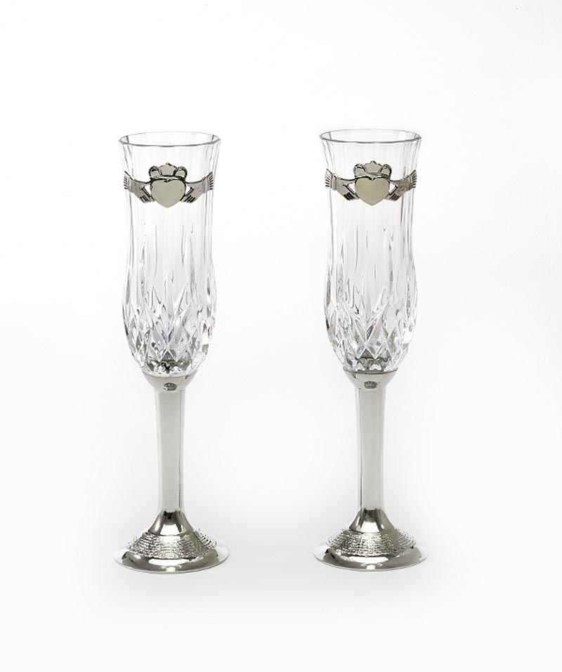 Buy Irish Claddagh Tall Beer Glasses