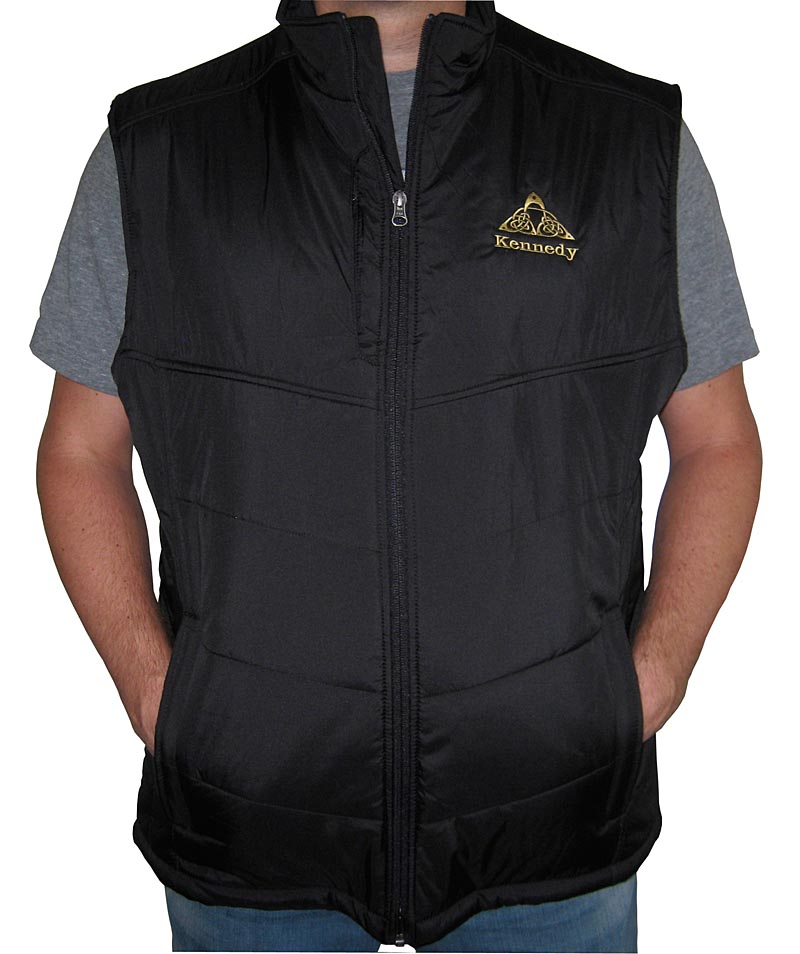 Product image for Personalized Black Quilted Vest