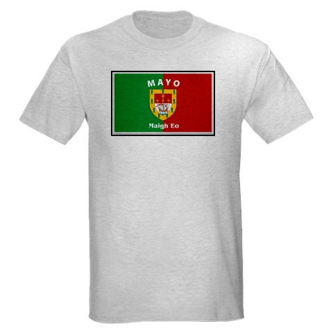 Product image for Irish T-Shirt - Irish County T-Shirt Full Chest - Grey