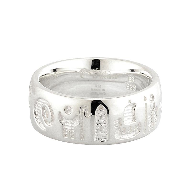 Product image for SALE - Irish Ring - Sterling Silver History of Ireland