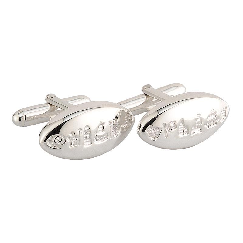 Product image for Irish Cufflinks - Mens History of Ireland Cufflinks Sterling Silver