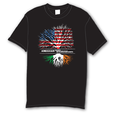 Product image for Irish T-Shirt - American Grown with Irish Roots