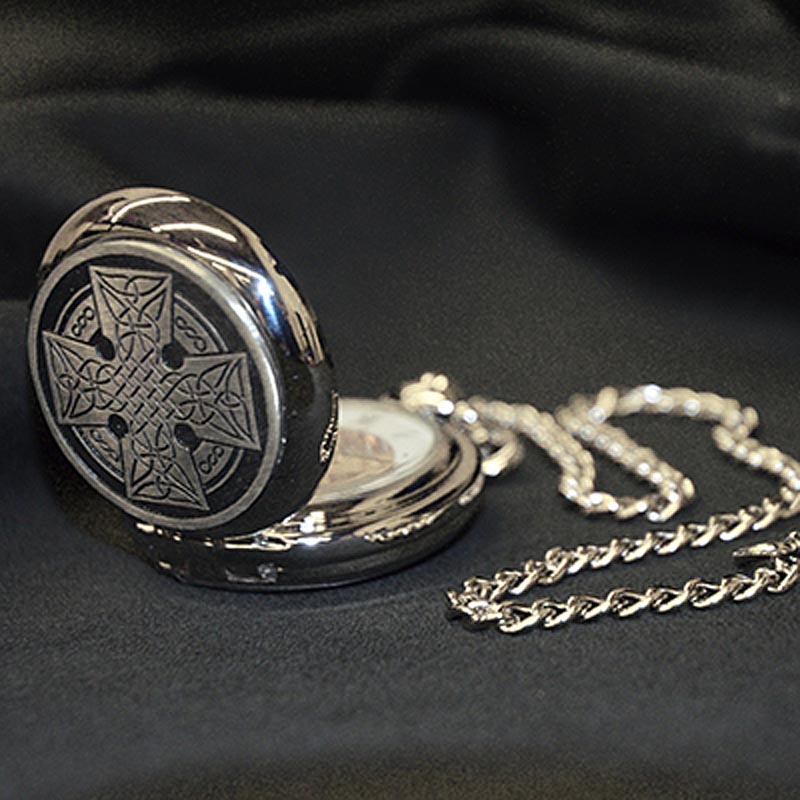 Celtic Cross Pocket Watch at IrishShop SCTSGMW300