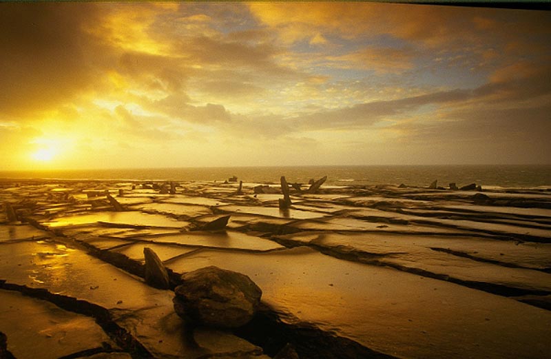 Product image for The Burren at sunset Photographic Print