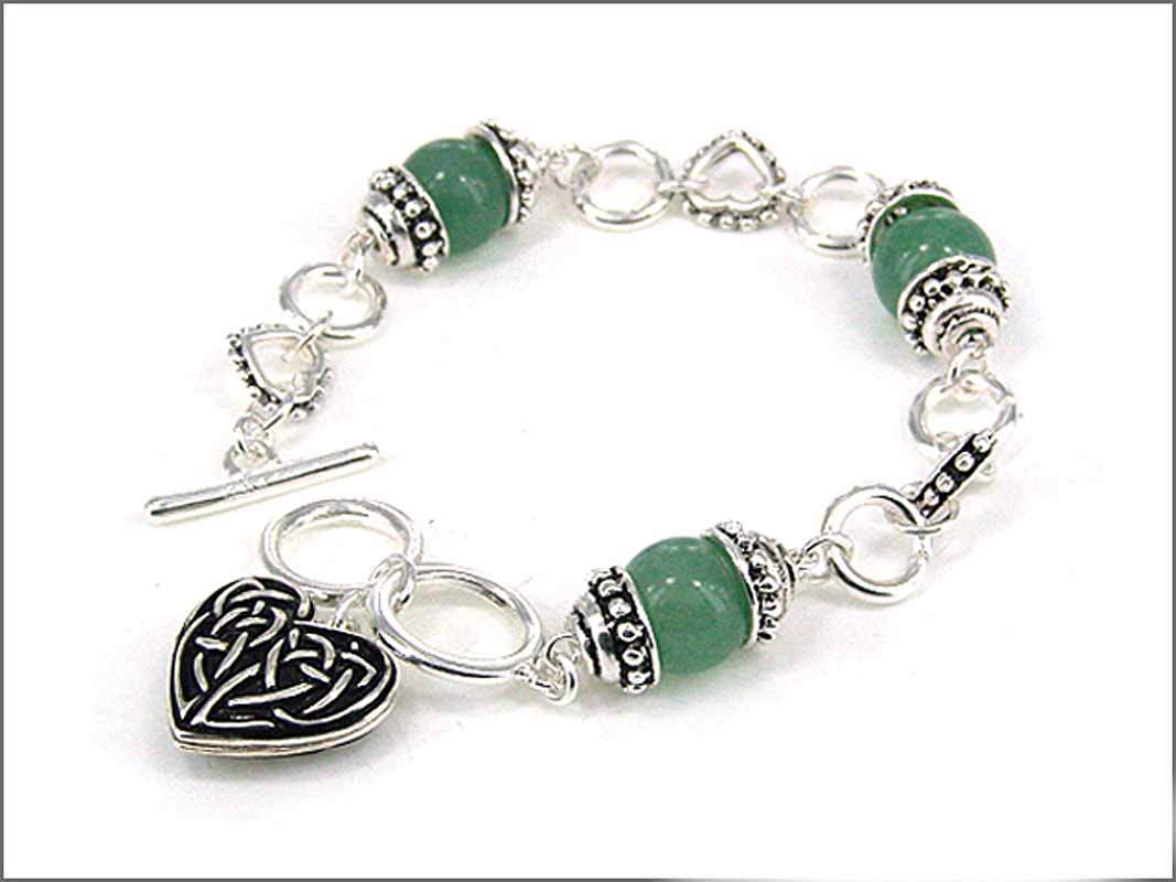 Celtic sales heart bracelet