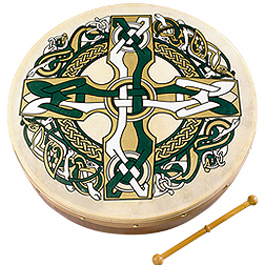 Product image for Bodhran Drum - 8' Celtic Cross