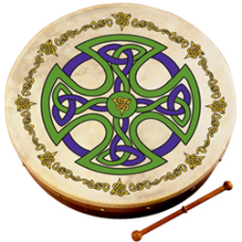 Product image for Bodhran Drum - 8' Brosna Cross