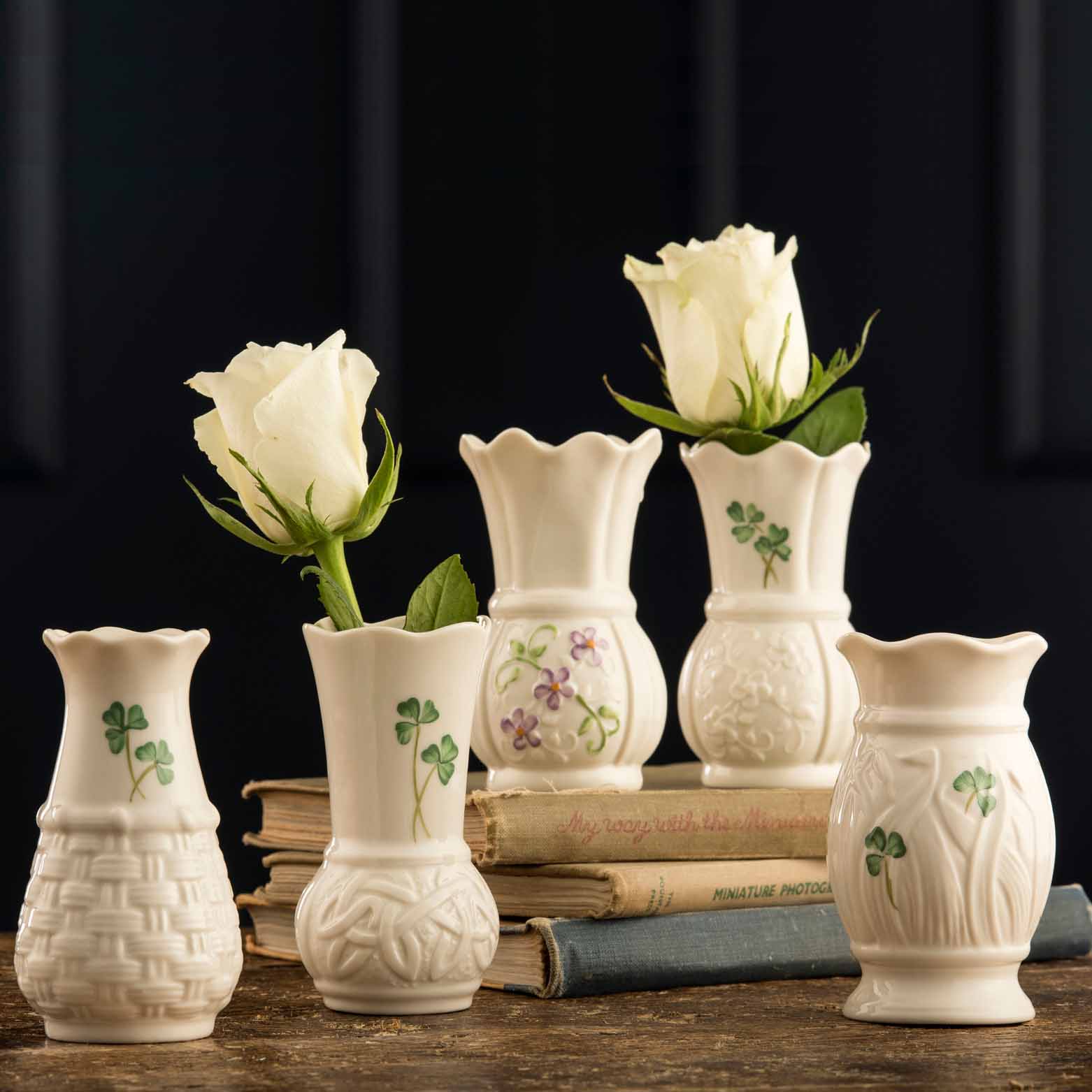 Product image for Belleek Pottery | Weave 4 Inch Vase