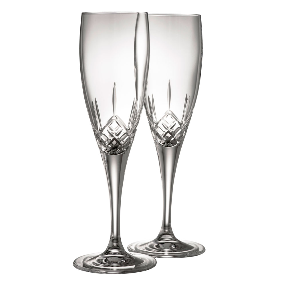 Product image for Galway Crystal Longford Flute (Pair)