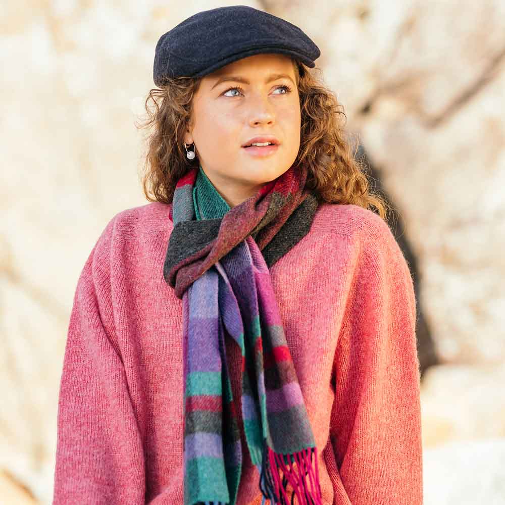 Irish Hat Black Wool Cap at IrishShop CLFA10107