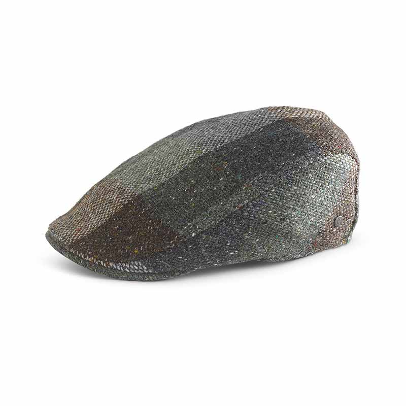 Product image for Irish Hat | Green Check Donegal Tweed Cap