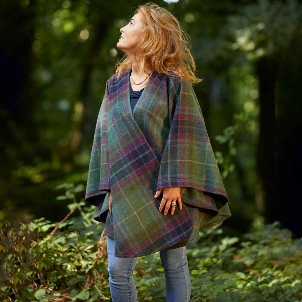 Product image for Irish Cape | 100% Brushed Lambswool Ladies Cape CONNACHT