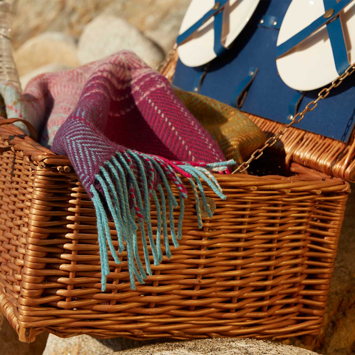 Irish Home COLIEMORE Mohair Wool Throw at CLFA10123