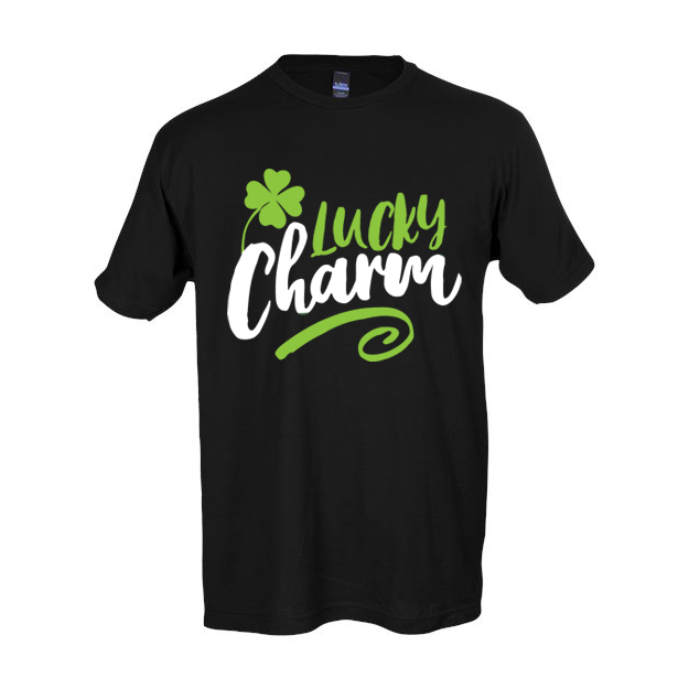 Product image for Irish T-Shirt | Shamrock Lucky Charm Tee