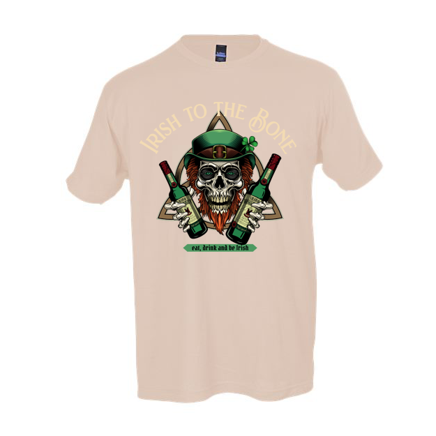 Product image for Irish T-Shirt | Irish to the Bone Shamrock Tee