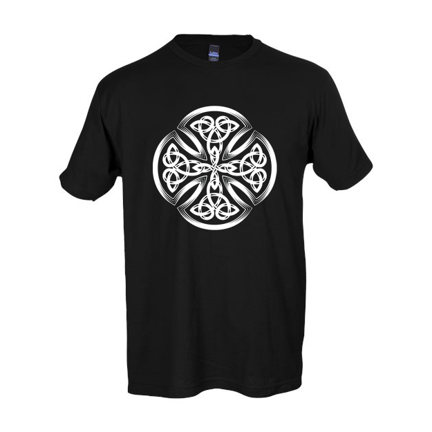 Product image for Irish T-Shirt | Celtic Cross Irish Tee