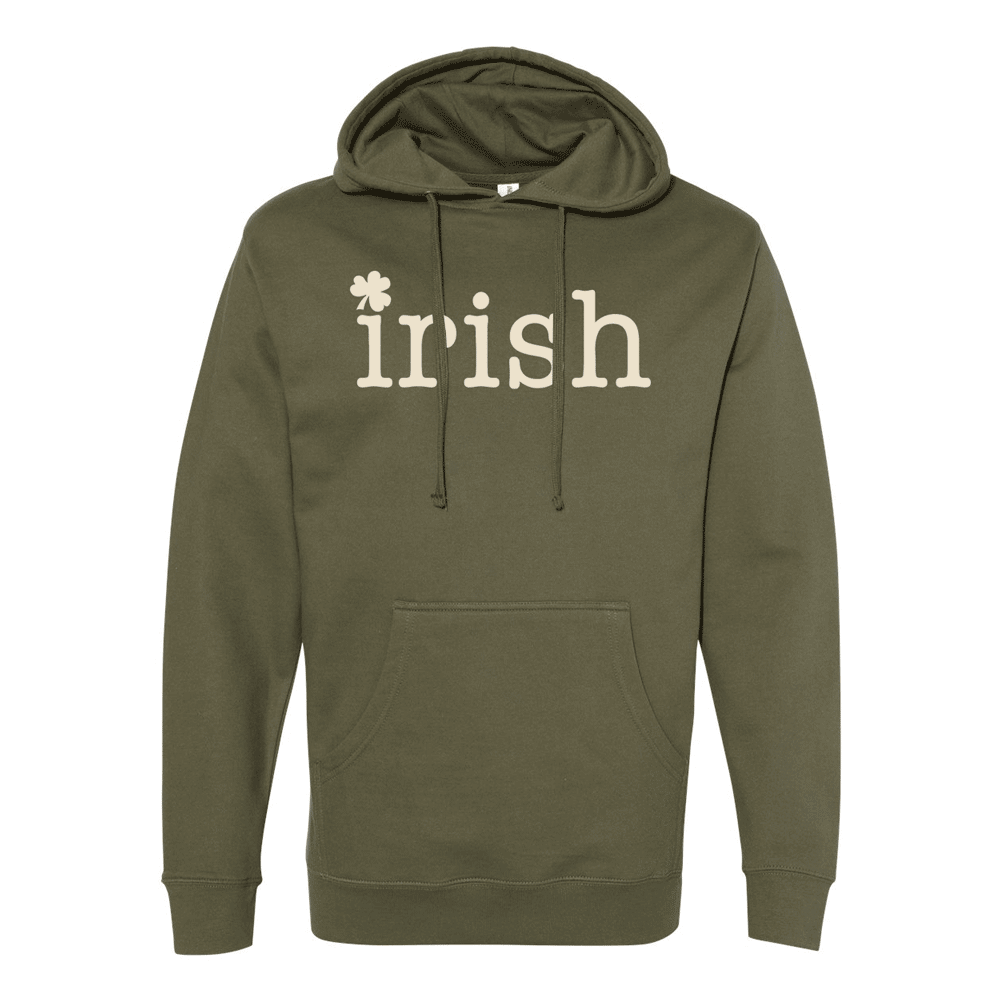 Product image for Irish Sweatshirt | Irish Shamrock Unisex Hooded Sweatshirt