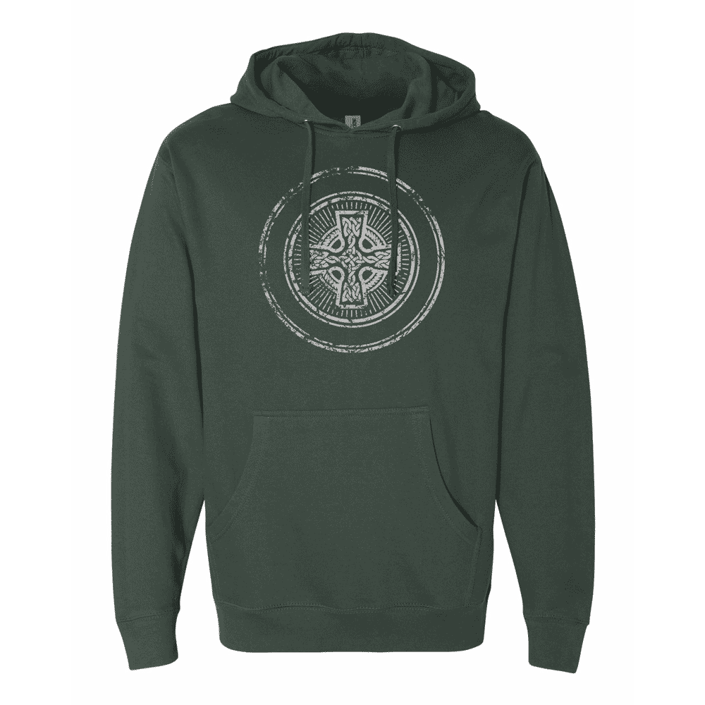 Product image for Irish Sweatshirt | Celtic Cross Unisex Hooded Sweatshirt