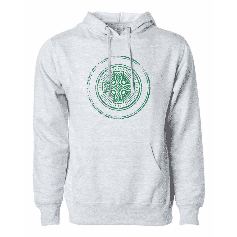 Product image for Irish Sweatshirt | Celtic Cross Unisex Hooded Sweatshirt