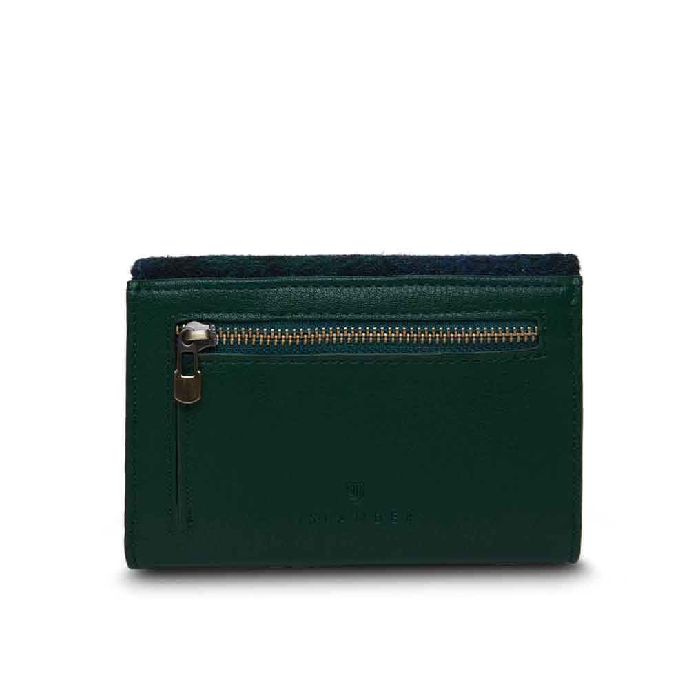 Product image for Celtic Tweed Purse | Blackwatch Tartan Harris Tweed® Ladies Clasp Purse