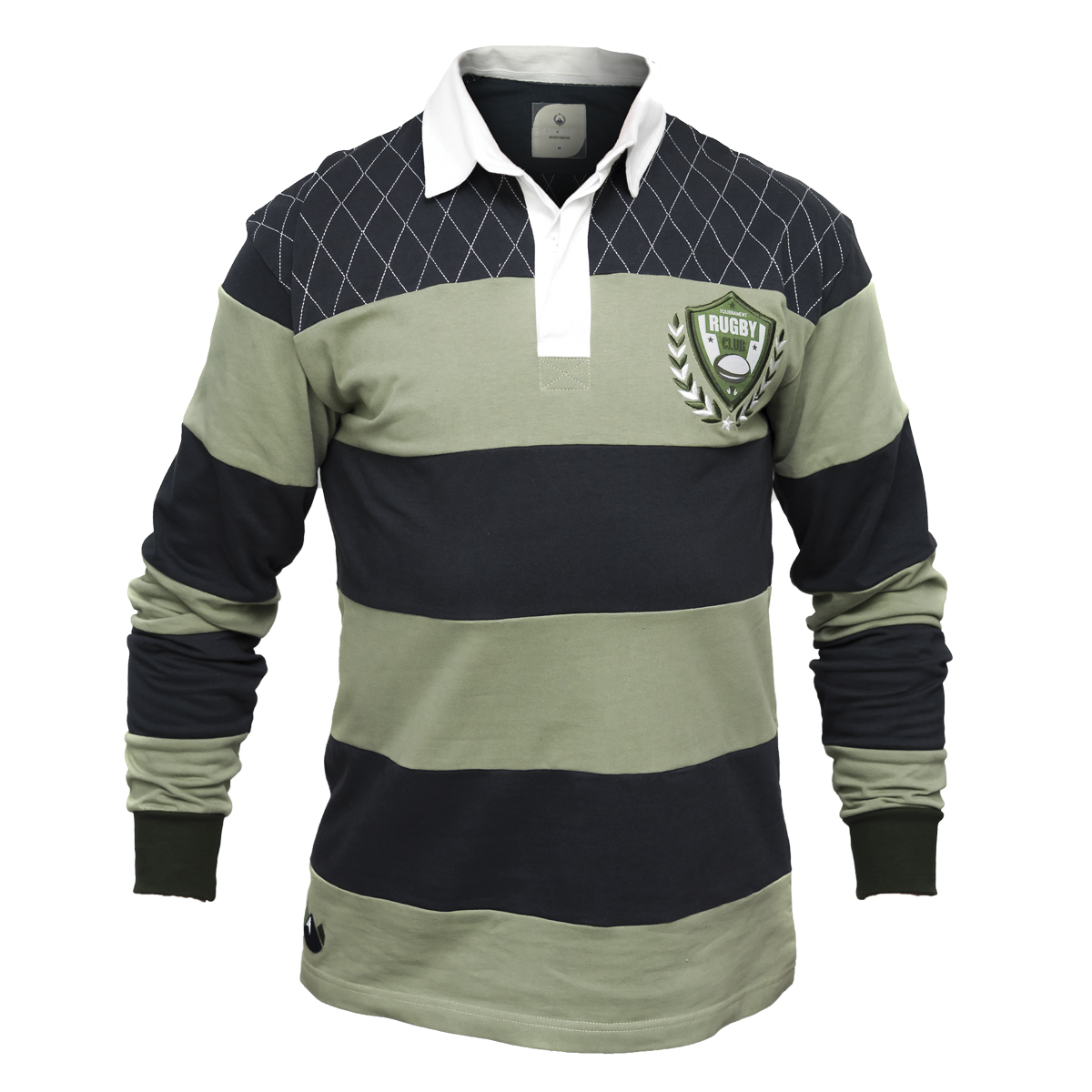 Product image for Irish Shirt | Green & Navy Irish Rugby Shirt