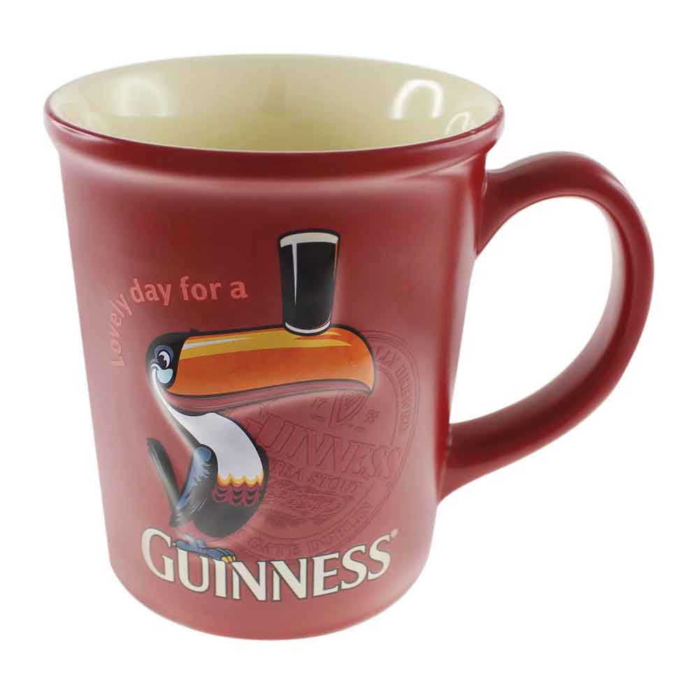 Product image for Guinness | Red Embossed Toucan Irish Mug