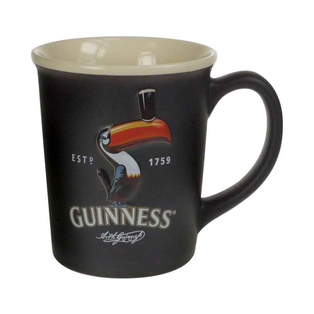 Product image for Guinness | Black Embossed Toucan Irish Mug