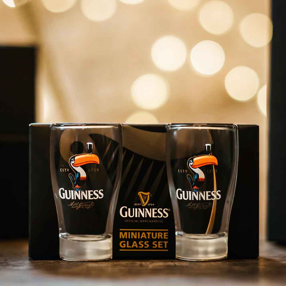 Guinness Toucan Set of 4 Pint Glasses