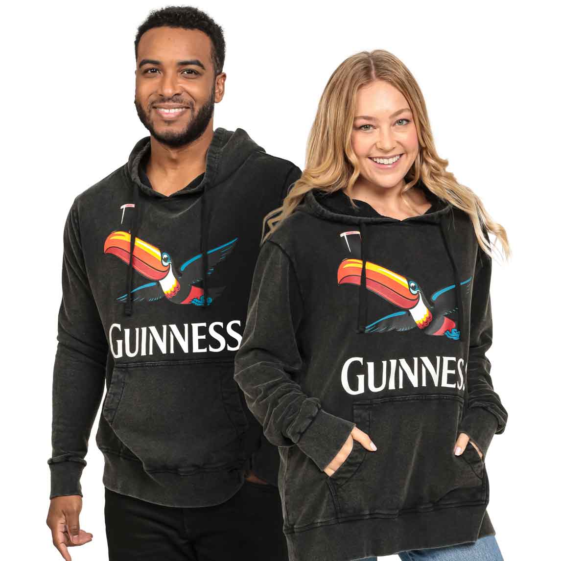 Product image for Irish Sweatshirt | Guinness® Toucan Label Premium Hooded Sweatshirt